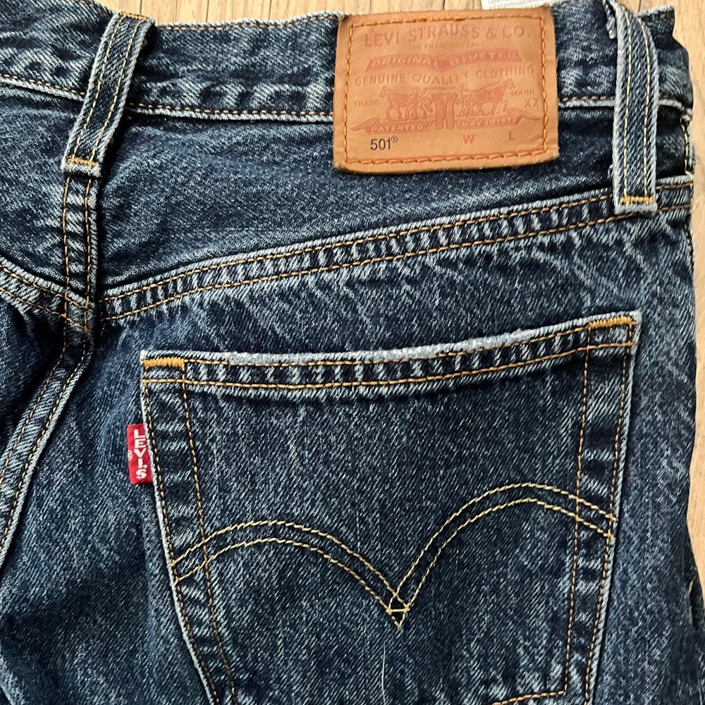 LEVI’s dark blue jeans